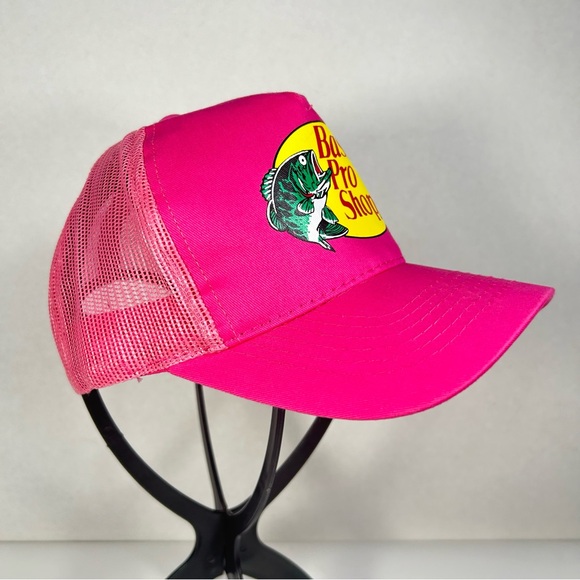 Bass Pro Shops Hat Outdoor Fishing Baseball Trucker Mesh Cap Adjustable SnapBack - Picture 4 of 10